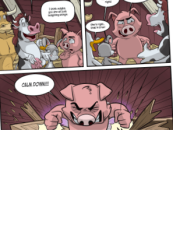 Single or multi-panel Comic strip cartoon illustration by Toonjam