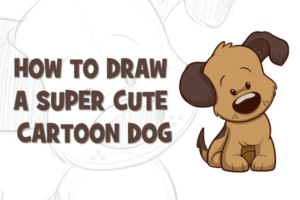 How To Draw A Cute Cartoon Dog