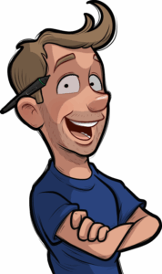 Cartoon avatar of Jamie Sale – Toonjam cartoonist and UK illustrator for hire